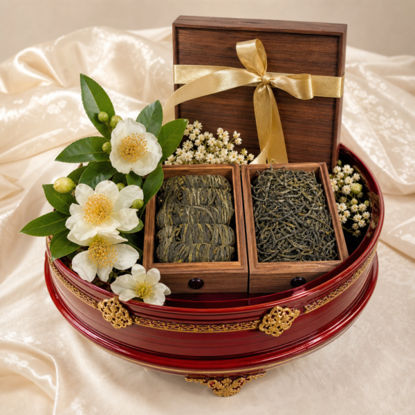 Mâm trà shan tuyết