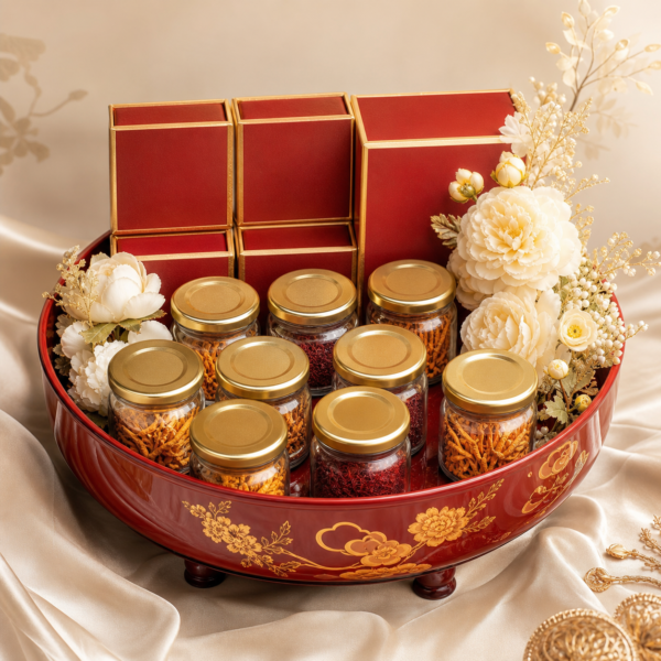 Mâm đông trùng saffron