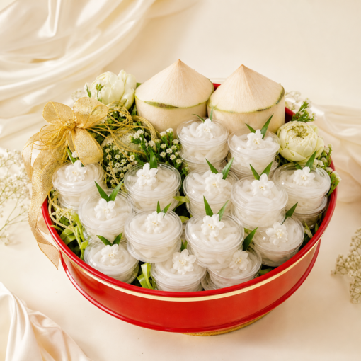 Mâm thạch dừa non