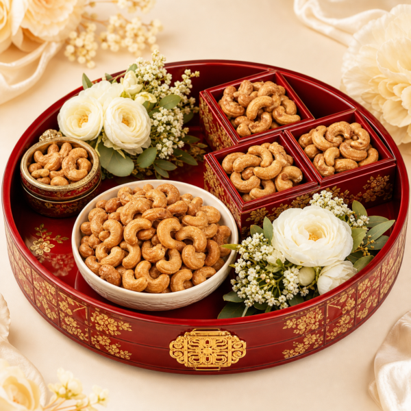 Mâm hạt điều rang muối