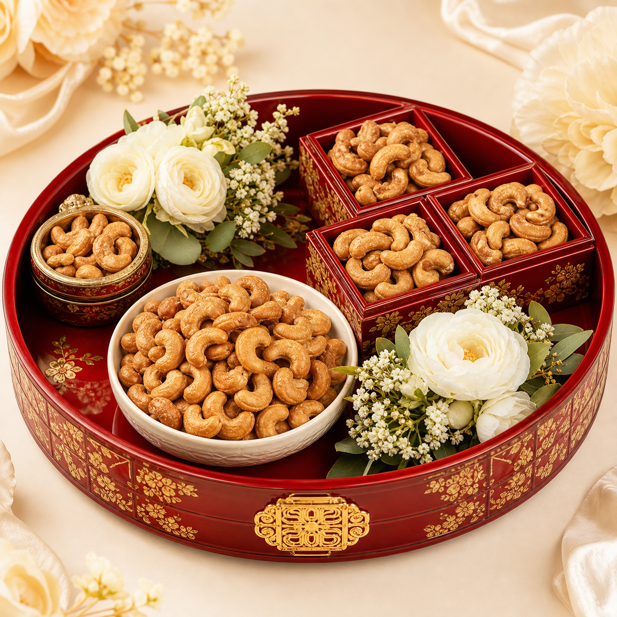 Mâm hạt điều rang muối