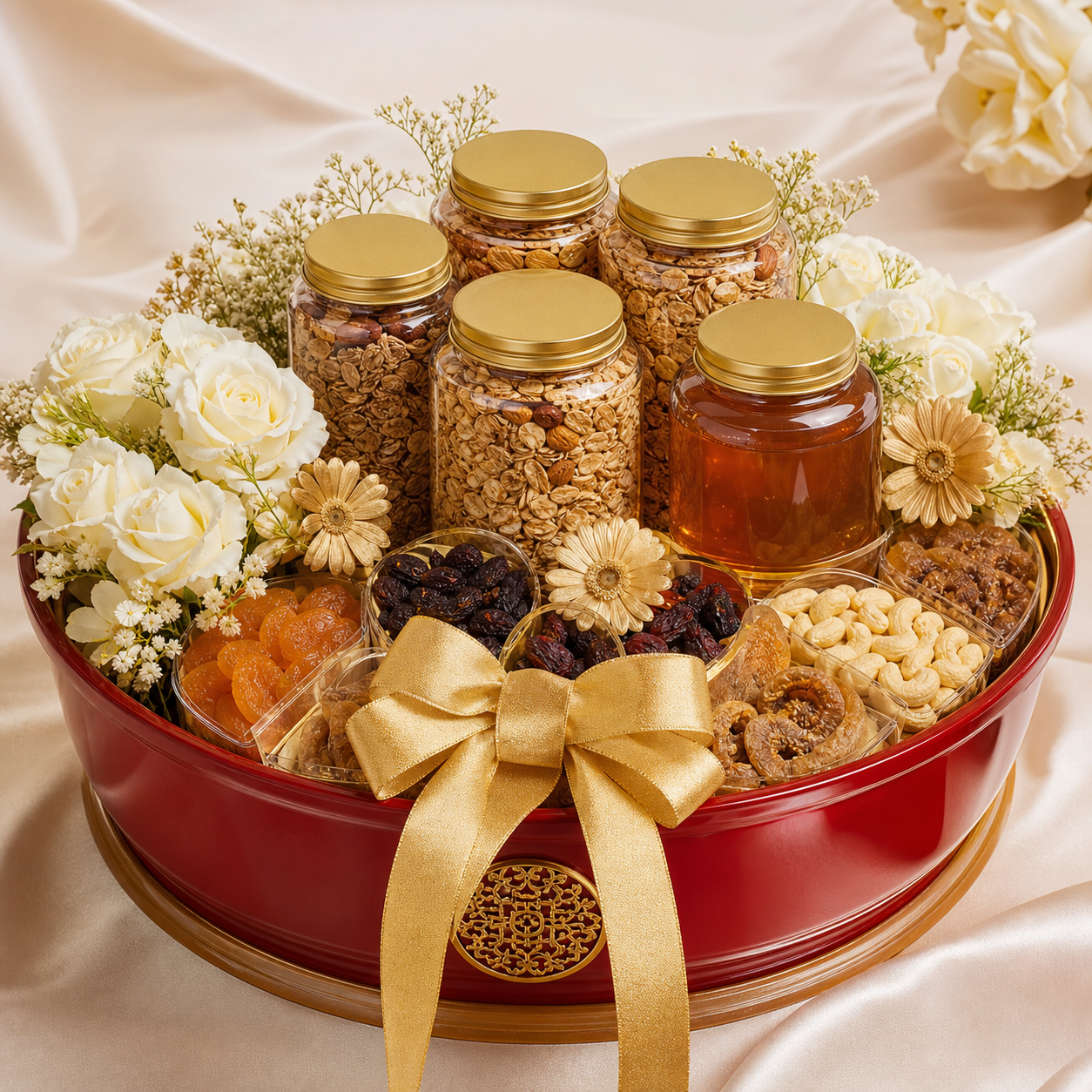 Mâm granola mật ong