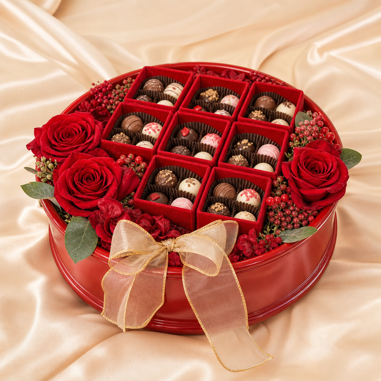 Mâm chocolate truffle