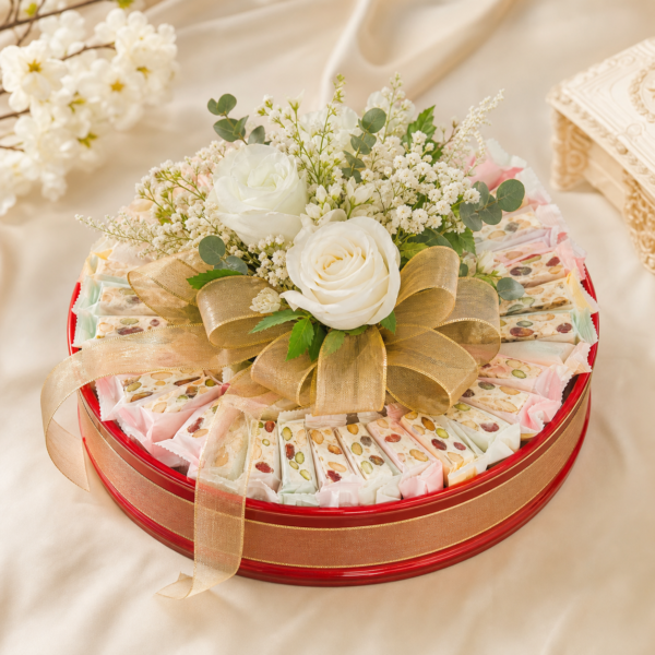 Mâm nougat hoa quả