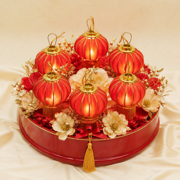 Mâm lồng đèn song hỷ