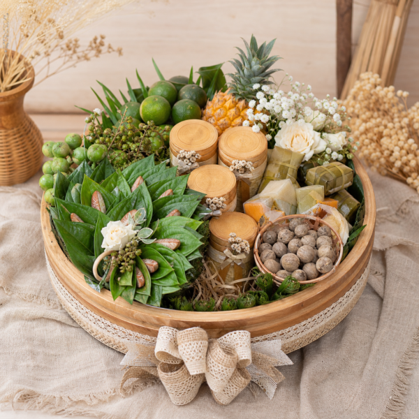 Mâm quả phong cách rustic