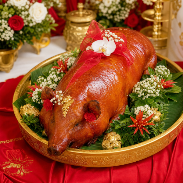 Mâm heo quay lễ hỏi theo size